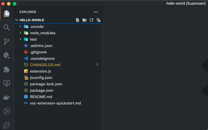 Extension Directory Structure